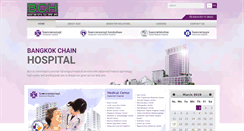 Desktop Screenshot of bangkokchainhospital.com